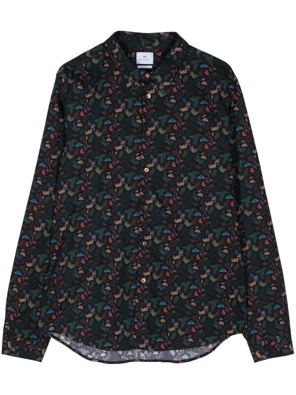 PS Paul Smith リーフプリント シャツ