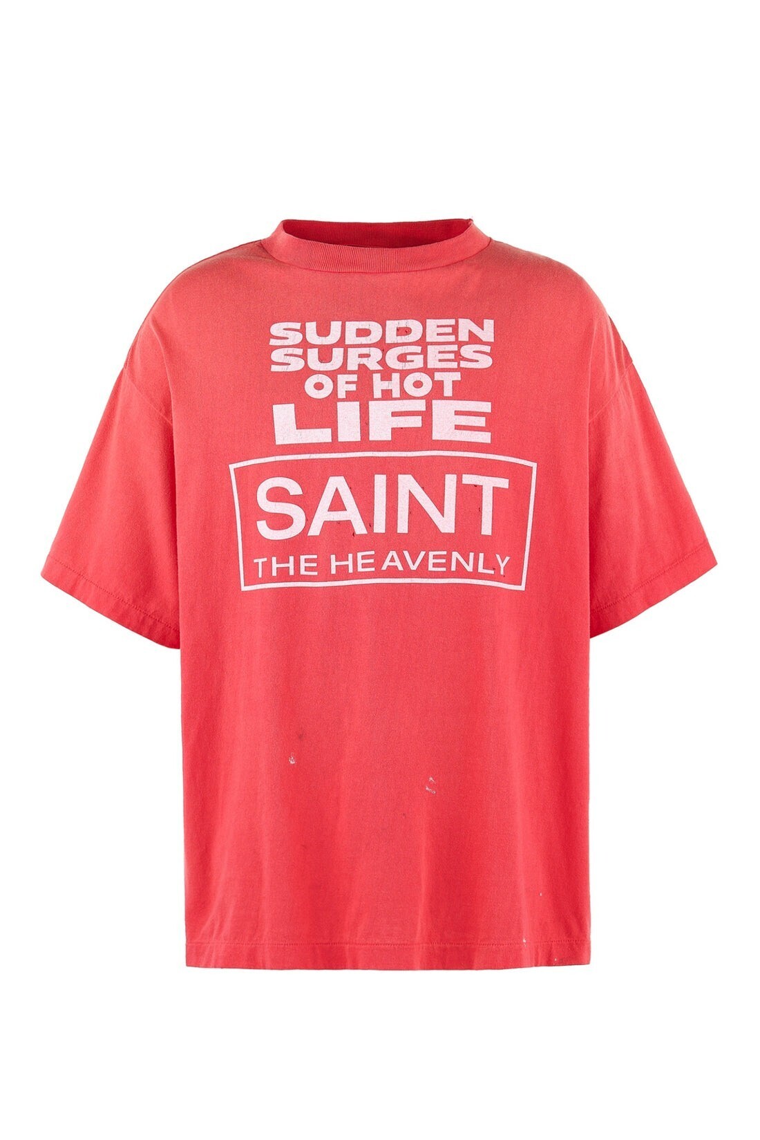 SAINT Mxxxxxx SS TEE/ERUPTING / PNK RED