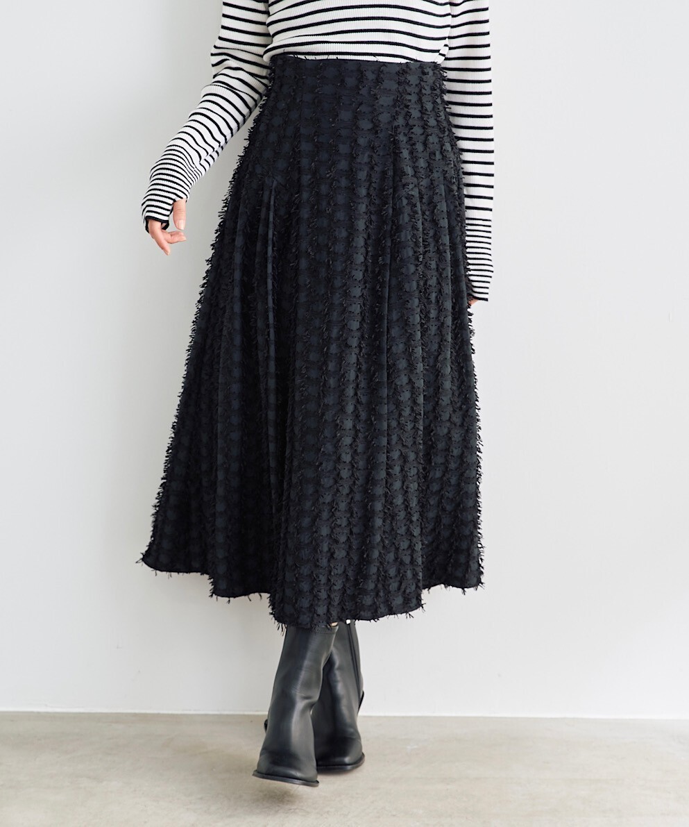 Stola. カットジャカードボリュームスカート