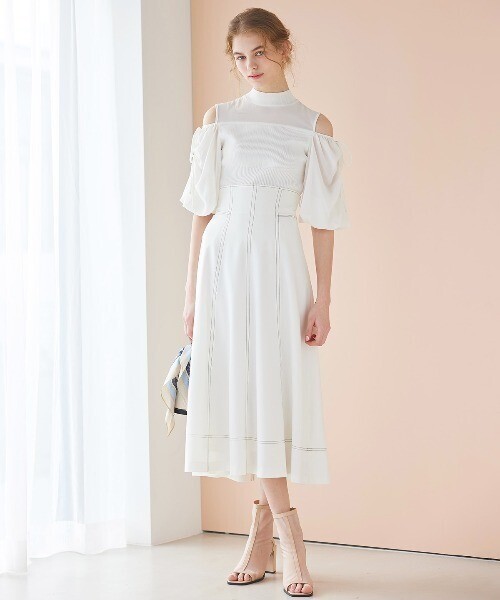 And Couture 配色ステッチ8枚ハギスカート