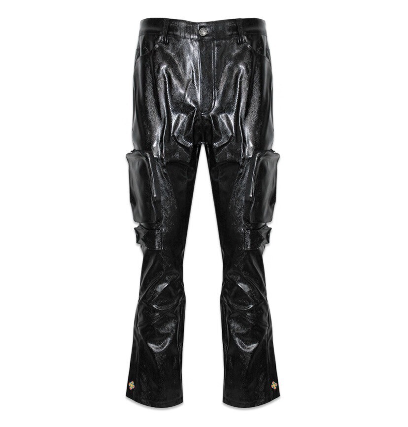 GLACIERBOY Cobra Leather Pants