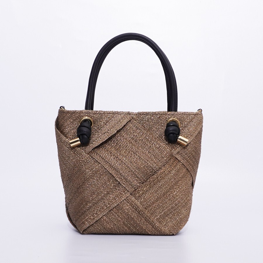 VIOLAd'ORO MIRO/ アバカメッシュ 2WAYトートバッグ