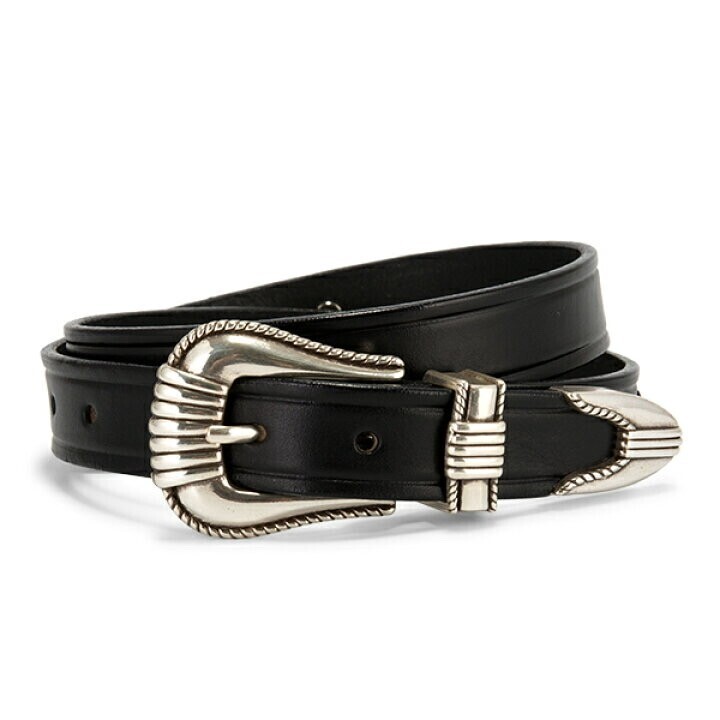 TORY LEATHER レザー シルバー ビッツ バックル