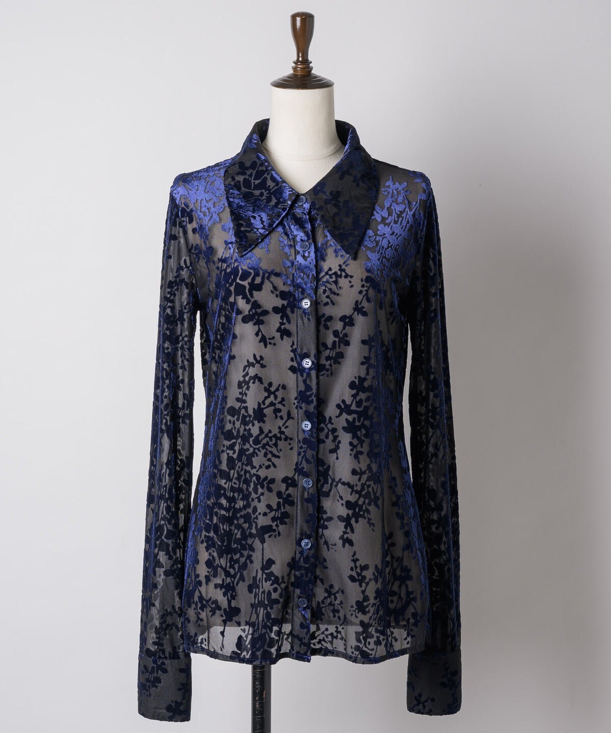 YAE SHEER OPAL SLIM FIT SHIRT / シアーオパールスリムフィットシャツ