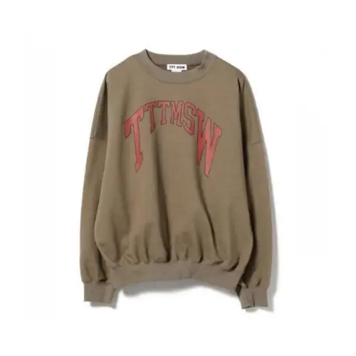 TTT_MSW Cllege logo crew neck sweat