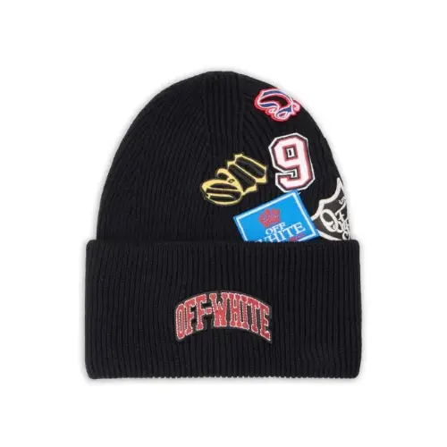 Off-White リブニット ビーニー