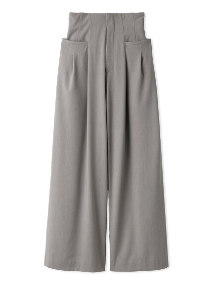 SNIDEL タックストレートパンツ