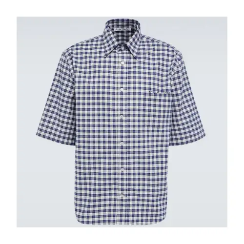 Acne Studios Checked cotton shirt
