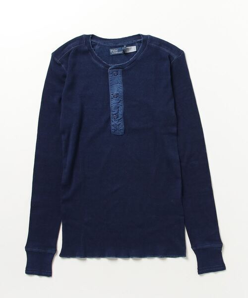 POLO RALPH LAUREN インディゴ コットン ヘンリー シャツ