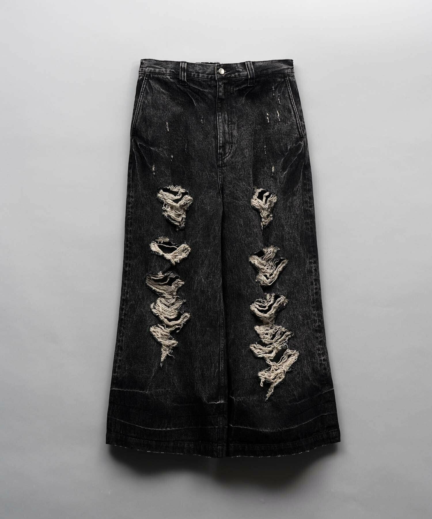 MAISON SPECIAL Destroy Denim Prime-Wide Pants