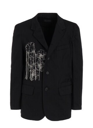 S'YTE WEPON CLOTH 5 BUTTON EMBROIDERY TAILORED JACKET