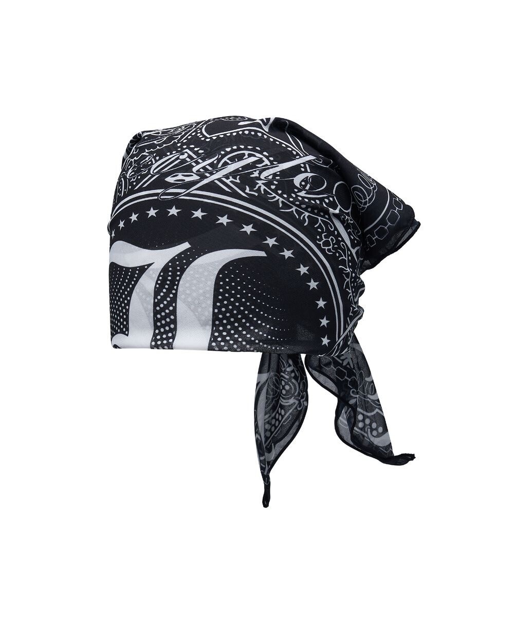 LECYTO L Logo Chiffon Scarf_[Black]