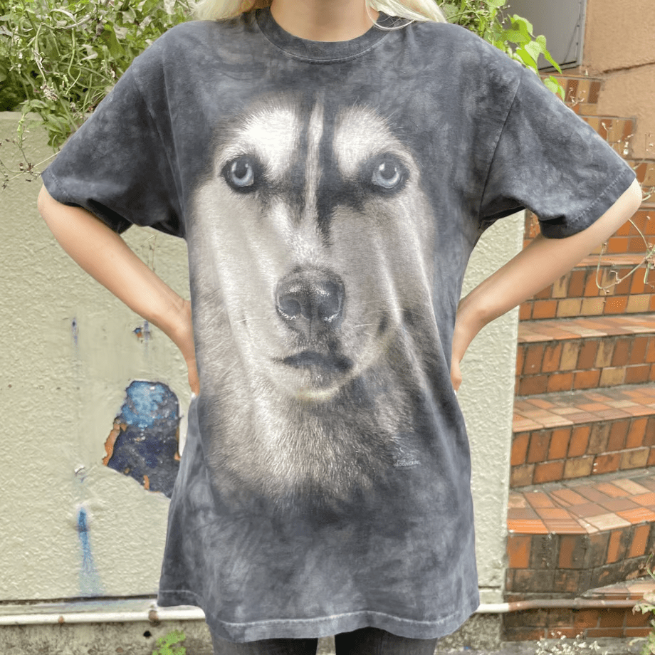 THE MOUNTAIN シベリアンハスキーTシャツ