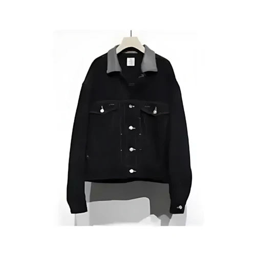 soe Swiching Collar Denim Jacket