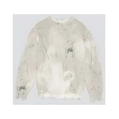 R13 PRINTED BOYFRIEND SWEATER -