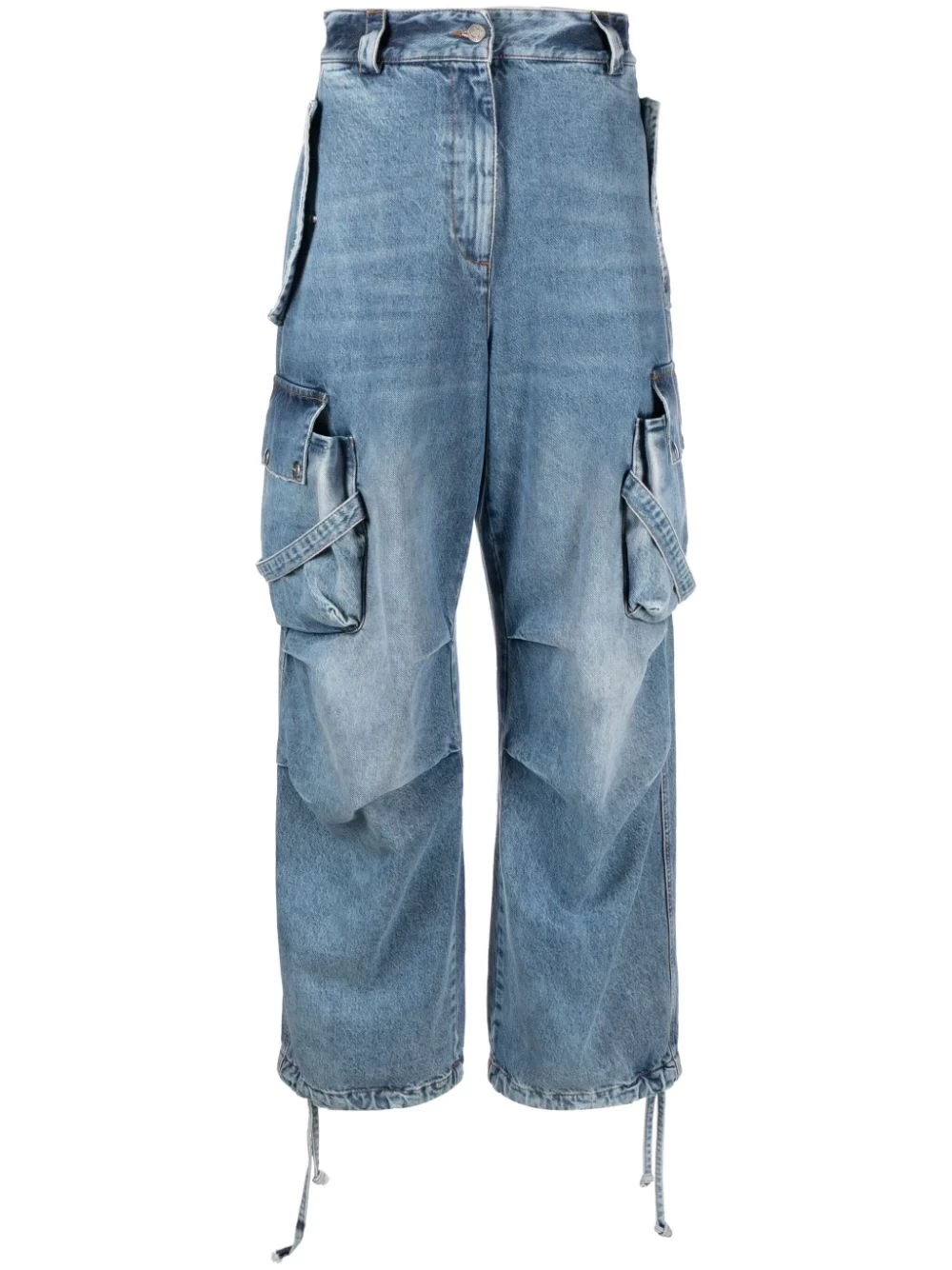 MSGM ハイウエスト カーゴジーンズ