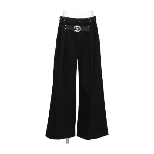 DAIRIKU ”D”BUCKLE SUPER WIDE CHINO PANTS
