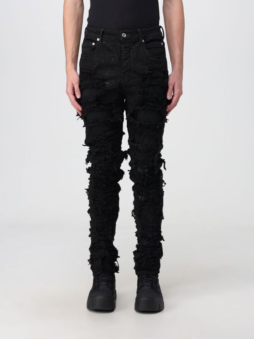 RICK OWENS フォイル スラッシュ ストレッチ デニム