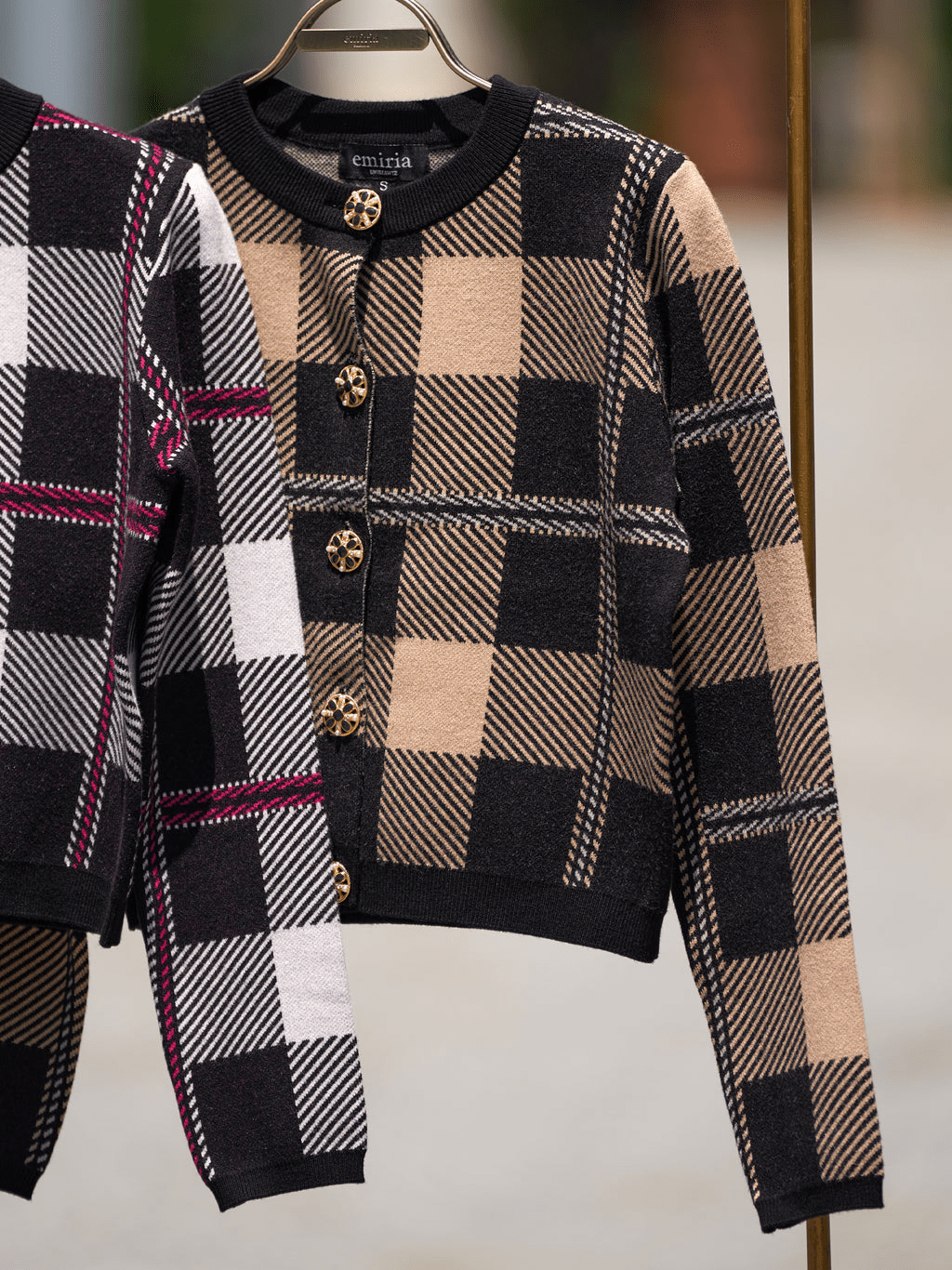 EmiriaWiz Belle saison check cardigan
