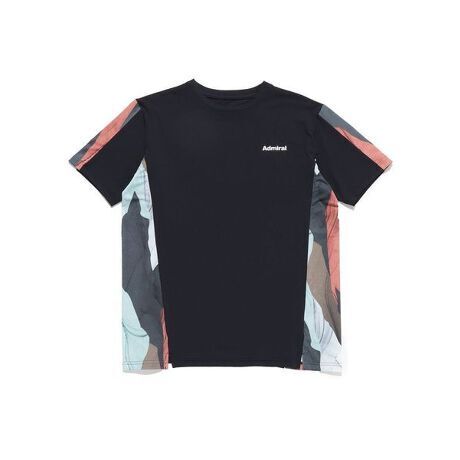 Admiral 半袖シャツ アシンメトリーラインスイッチTEE