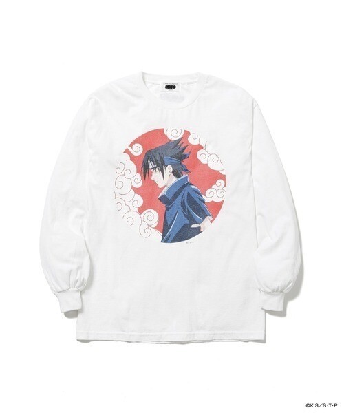 F-LAGSTUF-F NARUTO x F-LAGSTUF-F/ナルト×フラグスタフ/”SASUKE” L/S TEE
