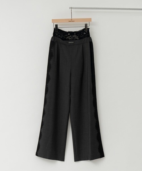 PRANK PROJECT Lace Trim Slacks