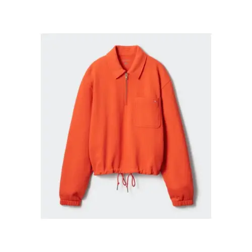UNIQLO スウェットハーフジップシャツ