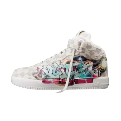 LOUIS VUITTON Air Force 1 Mid by Virgil Abloh "Sail & Multi Color"