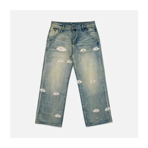 KidSuper Studios Studded Face Jeans
