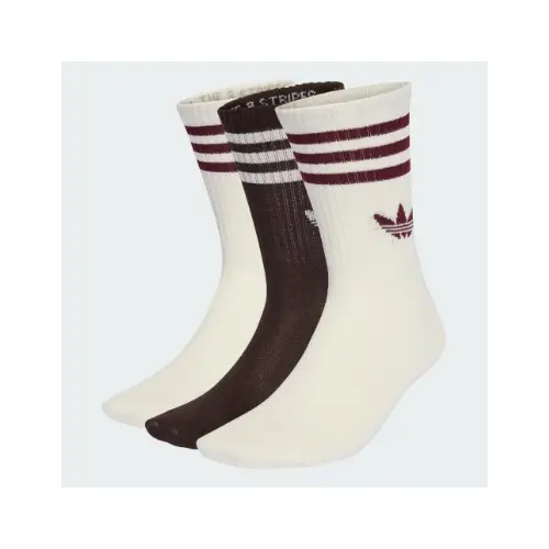 adidas スリーストライプス クルーソックス