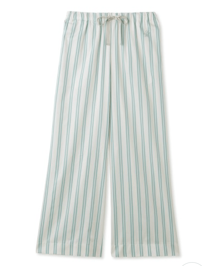 SNIDEL HOME テンセルコットンストライプシリーズロングパンツ