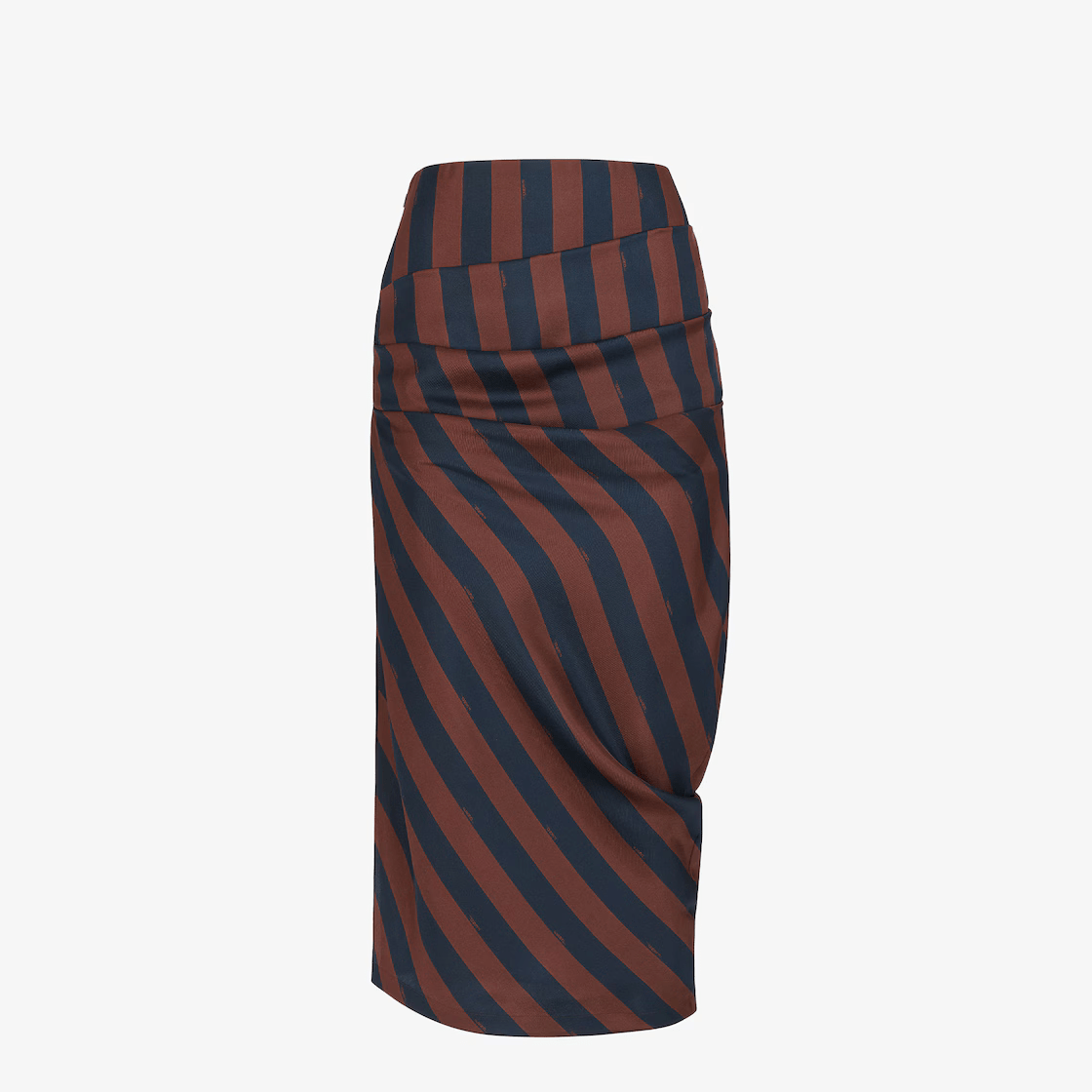 FENDI ブラウンペカンシルク スカート
