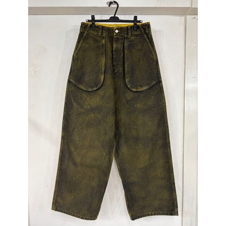 KIDILL Black Stained Duck Pants