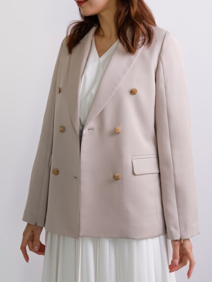 LADYMADE ダブルクロスオープンスリーブJK