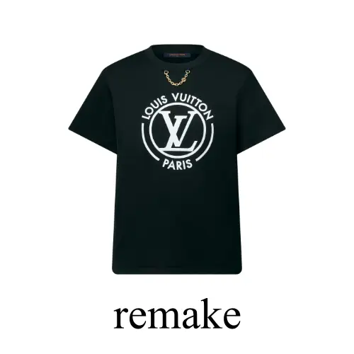 LOUIS VUITTON フロックド LV Tシャツ
