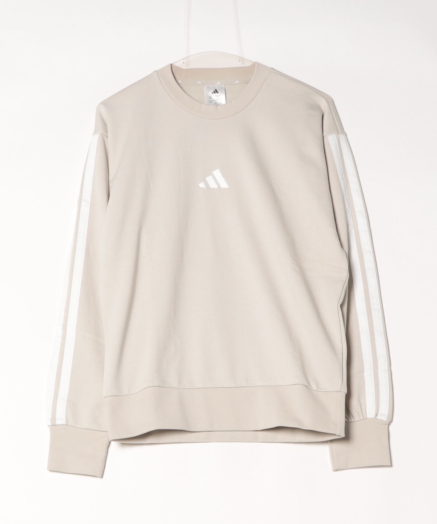 adidas エッセンシャルズ スリーストライプス フレンチテリースウェット
