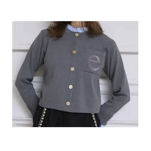eimy istoire Attached collar ニットカーディガン