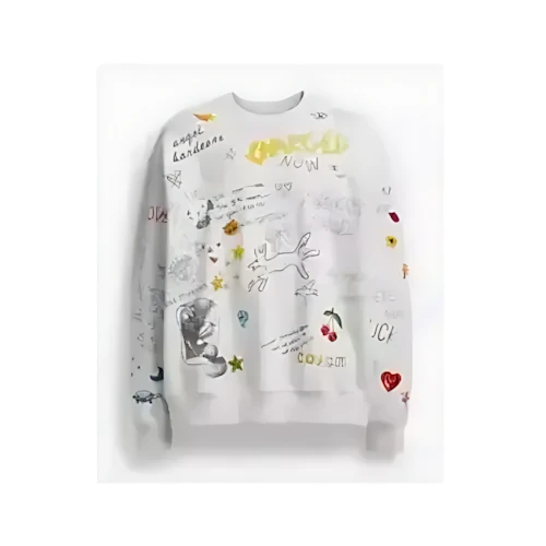 COACH スケッチ プリント クルーネック スウェットシャツ
