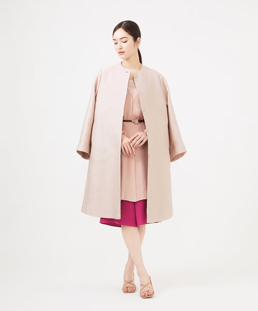 Sybilla リサイクルポリエステルノーカラーコート