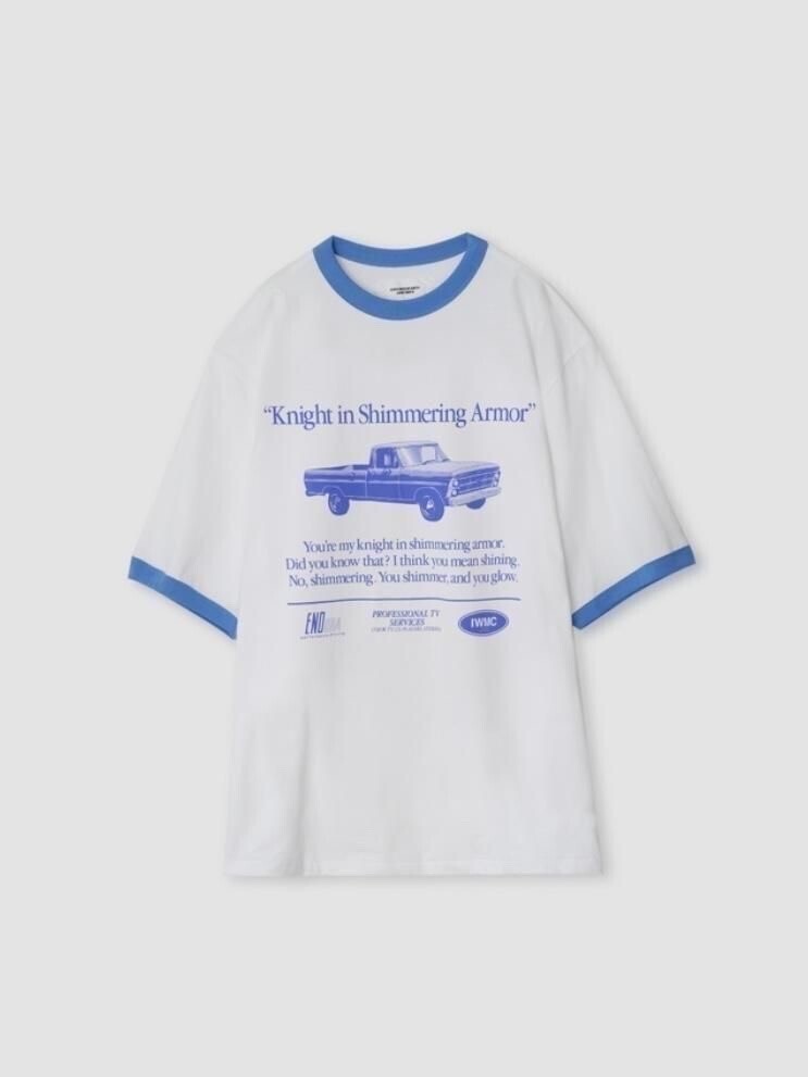 JANE SMITH KNIGHT IN SHIMMERING ARMOR RINGER T-SHIRT