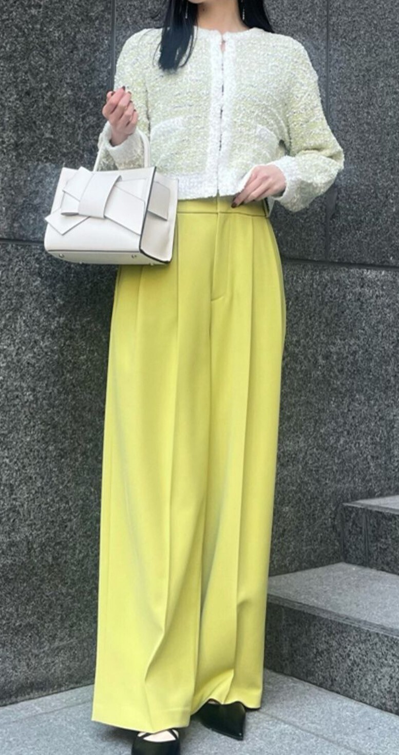 FRAY I.D 2タックワイドレッグパンツ