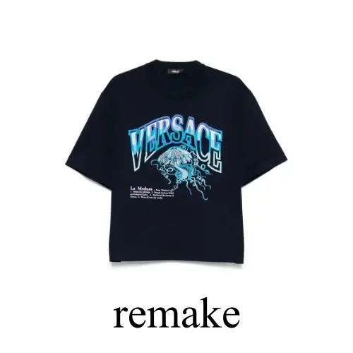 VERSACE ラ・メデューサ バーシティ ボックスTシャツ