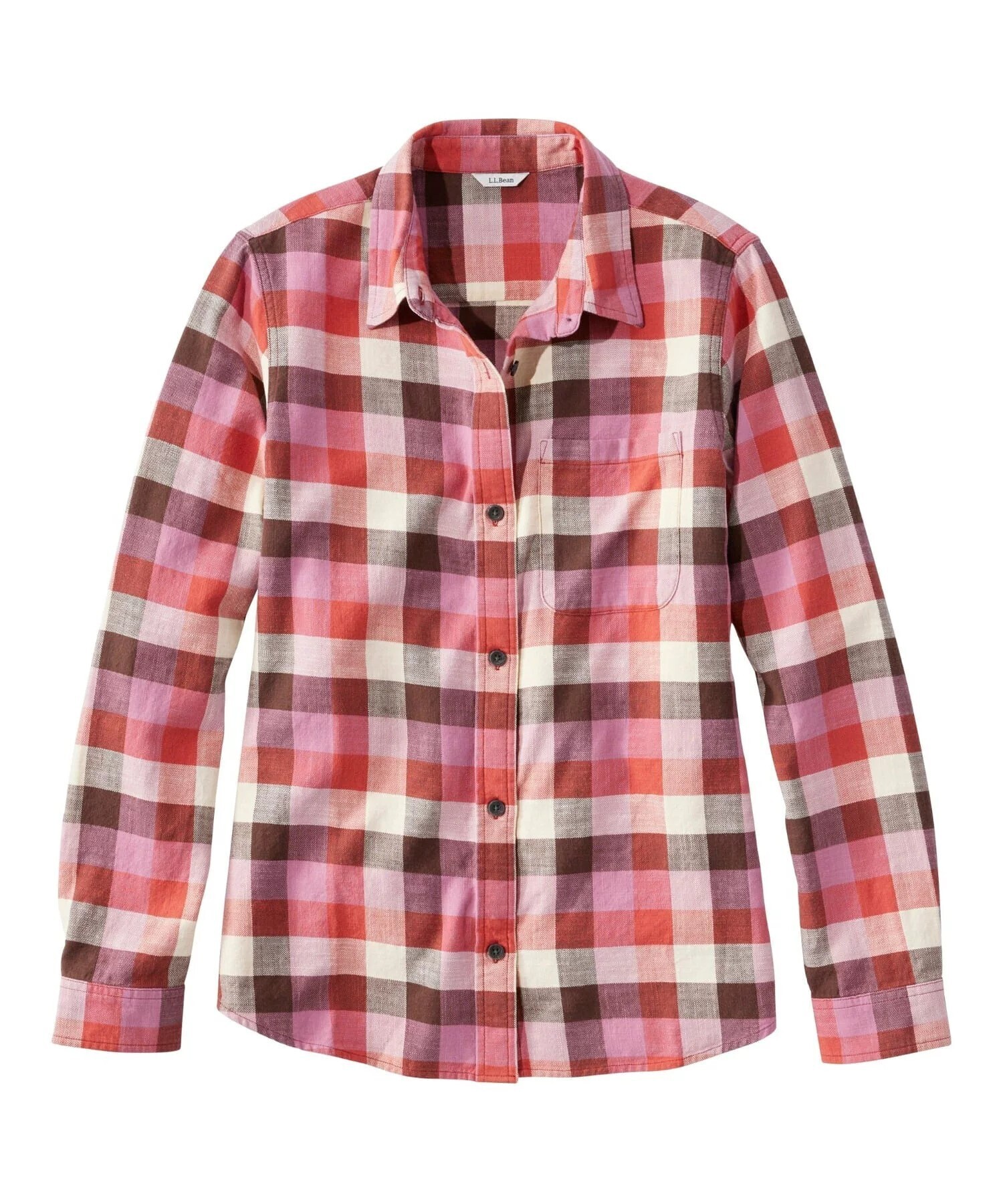 L.L.Bean (W)サンウォッシュ・ツイル・シャツ 米国フィット・プチ