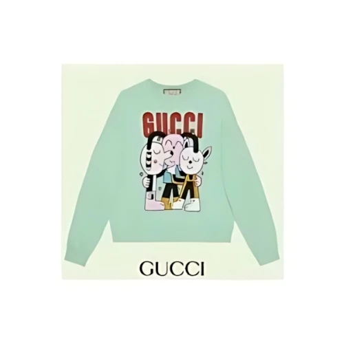 GUCCI 22新作 グッチ プリントコットンスウェットシャツ
