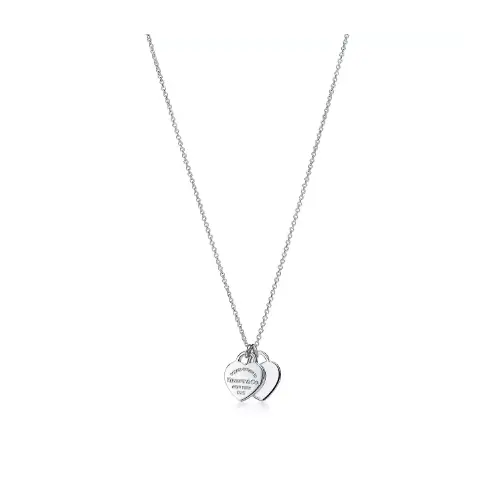 Tiffany & Co. ダブル ハート タグ ペンダント