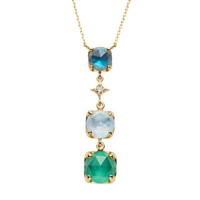 Vendome Aoyama カラーストーン ネックレス
