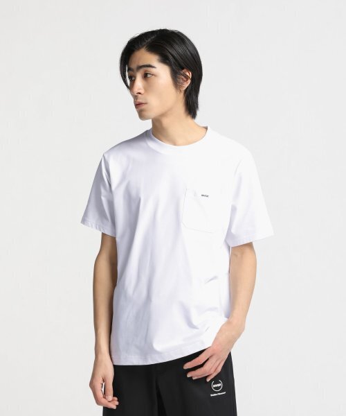 MOVESPORT S.F.TECH コットンライク バックロゴ ショートスリーブシャツ