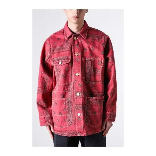 KAMIYA Bandana Print Chore Jacket