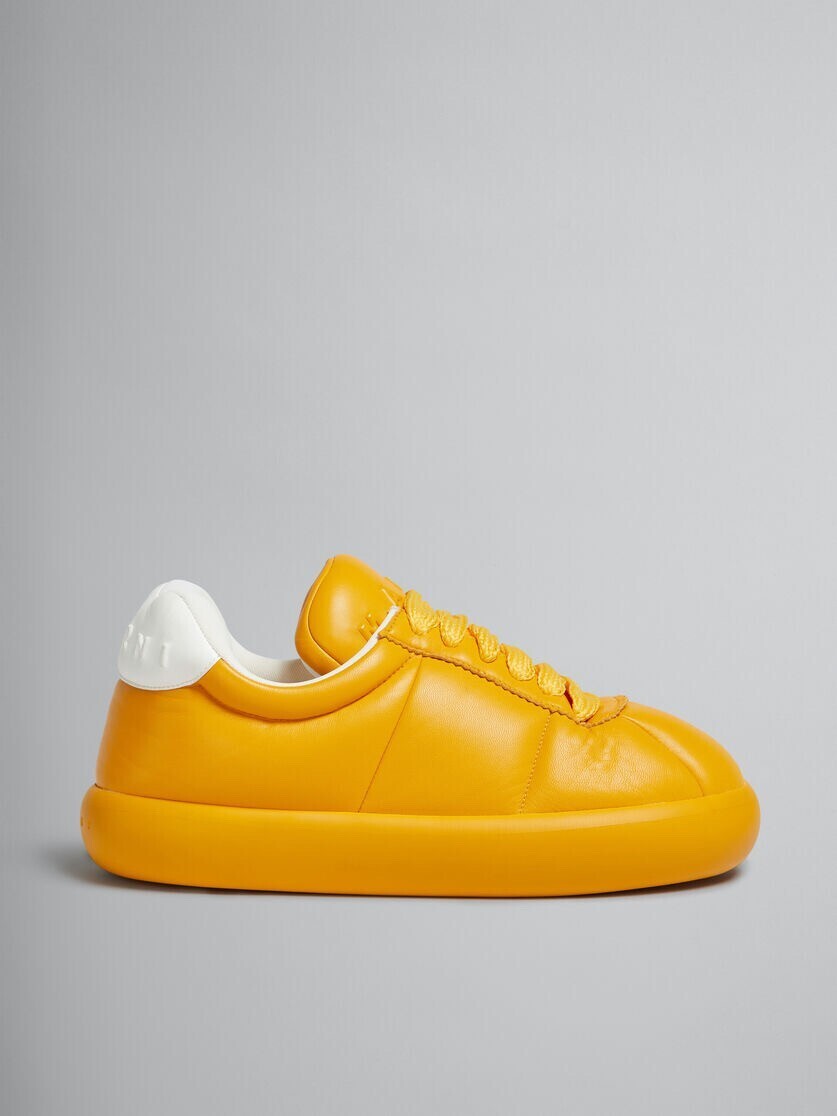 MARNI オレンジ レザー製 BigFoot 2.0 スニーカー