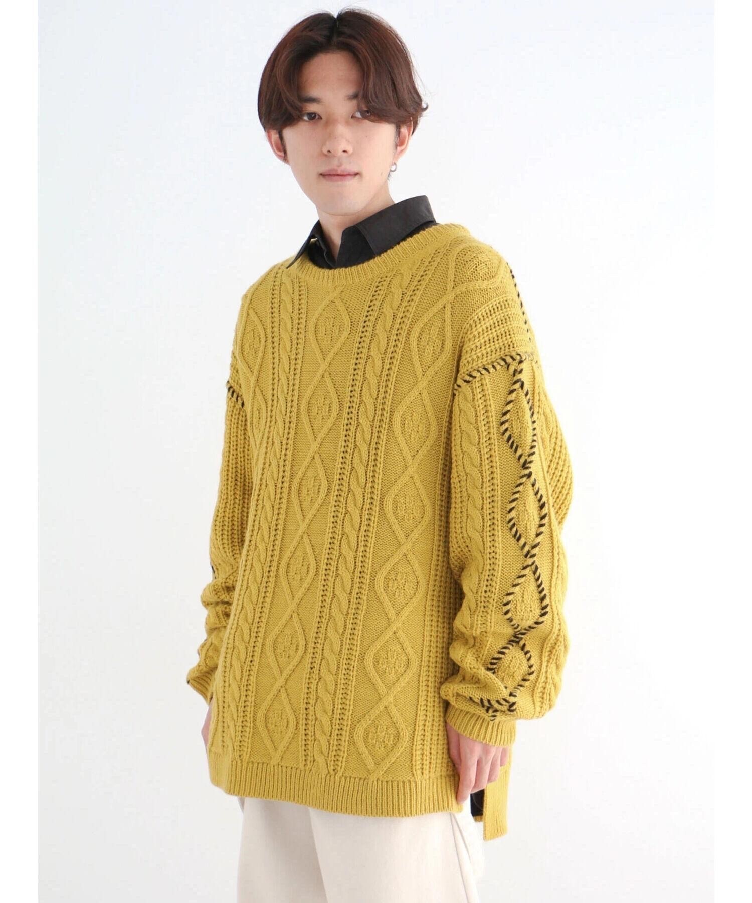 CRAFT STANDARD BOUTIQUE ハンドステッチケーブルニット